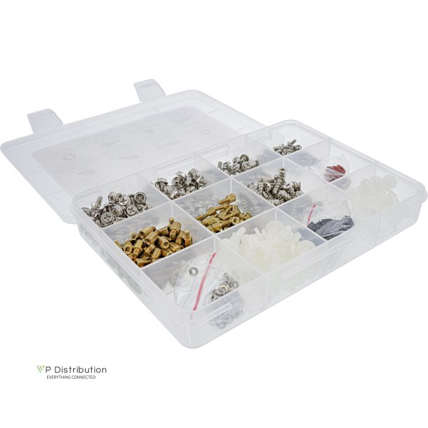 InLine&reg; PC / Server Screw Set within case total of 550 pcs.