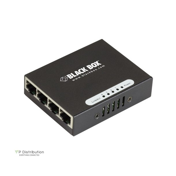 Black Box Gigabit Unmanaged Switch 4X Rj-45 Usb Powered