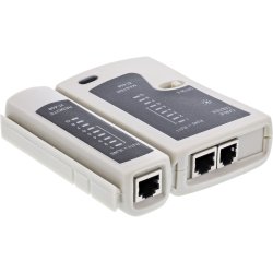 InLine Tester for RJ45 Cables and Connectors with 9 control LEDs