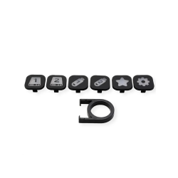 ROLINE USB3.2 Gen1 Hub, 7x USB-A Ports, Swappable Buttons