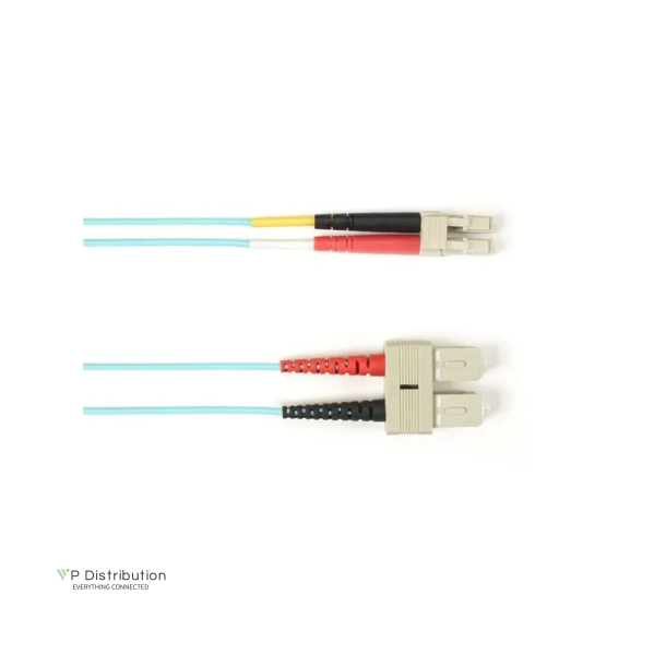 Black Box OM3 50/125 MM LC-SC RUGG AQUA 3M