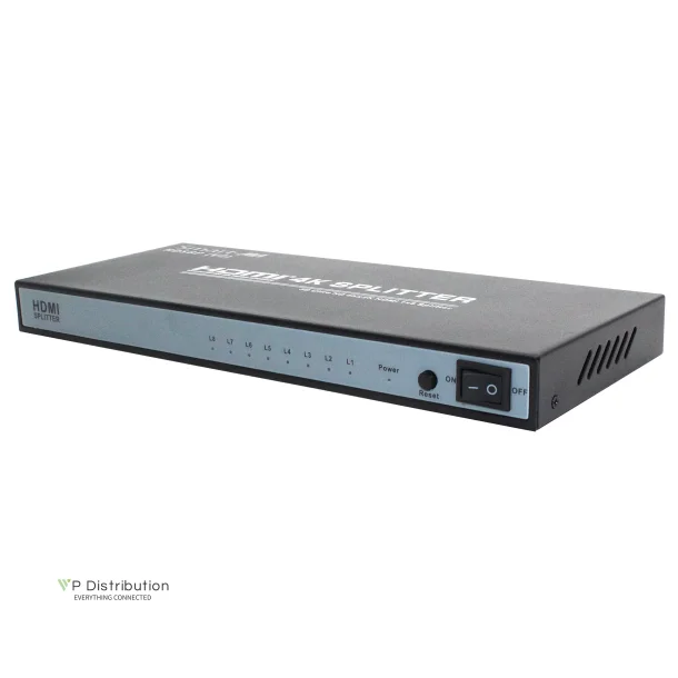 SmartAVI HDMI 8-Port Splitter. Version 2 Includes: [HDS8P-V2, PS5VD4A]