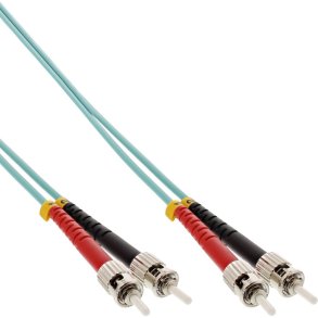 InLine® Fiber Optical Duplex Cable ST/ST 50/125µm OM3 3m