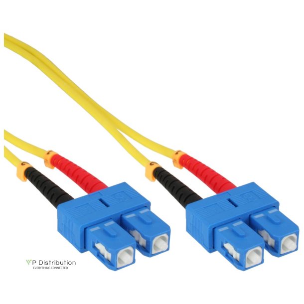 InLine Fiber optical duplex cable, SC/SC 9/125m, OS2, 20m