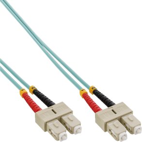 InLine Fiber Optical Duplex Cable SC/SC 50/125m OM3 20m