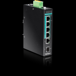 Trendnet 5-port Hardened Industrial Gigabit PoE+ Switch
