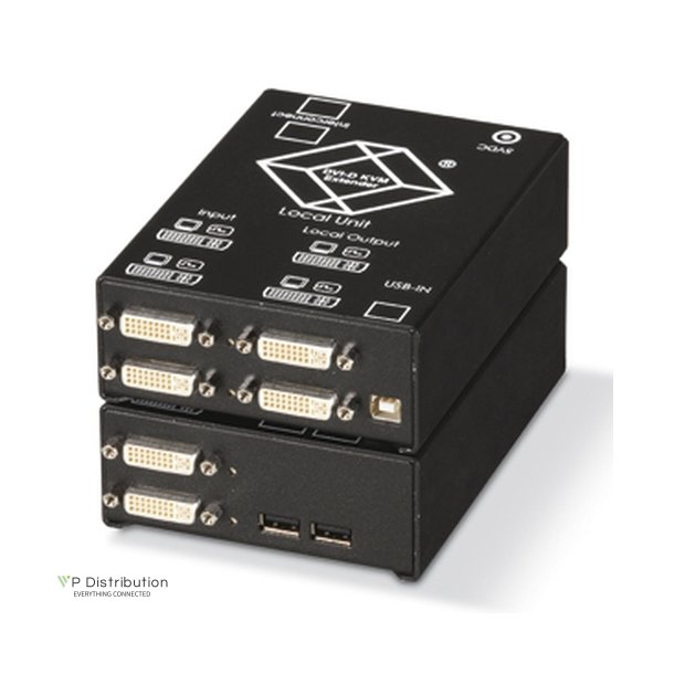 Black Box Catx Dvi-D/Usb 4.Video+Aud+Ser