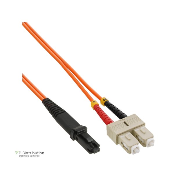 InLine Fiber Optical Duplex Cable MTRJ/SC 50/125m OM2 3m