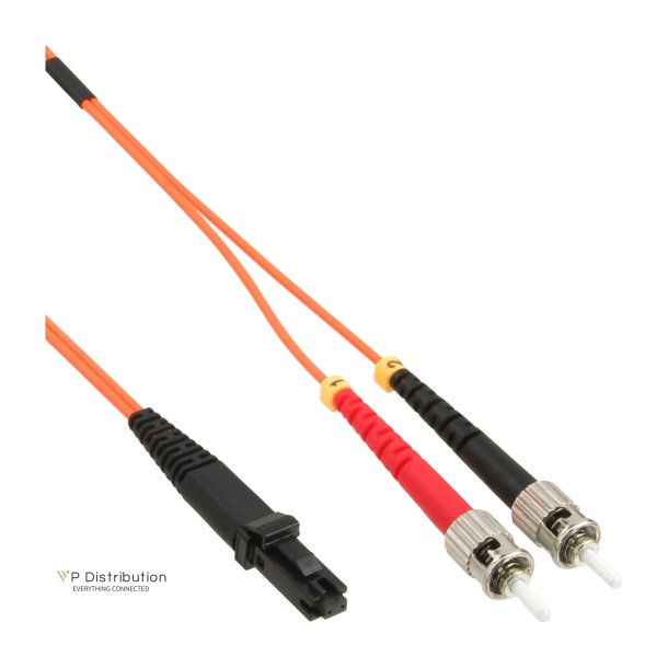 InLine&reg; Fiber Optical Duplex Cable MTRJ/ST 50/125&micro;m OM2 2m