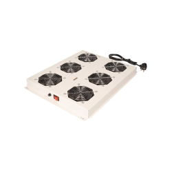 ROLINE 19" Fan unit with 6 fans ON/OFF  for server rack grey