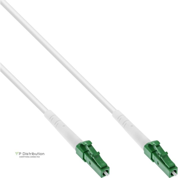 InLine Fiber Optical Simplex Cable, FTTH, LC/APC 8 to LC/APC 8, 9/125m, OS2, 1m