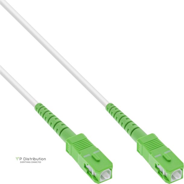 InLine Fiber Optical Simplex Cable, FTTH, SC/APC 8 to SC/APC 8, 9/125m, OS2, 1m