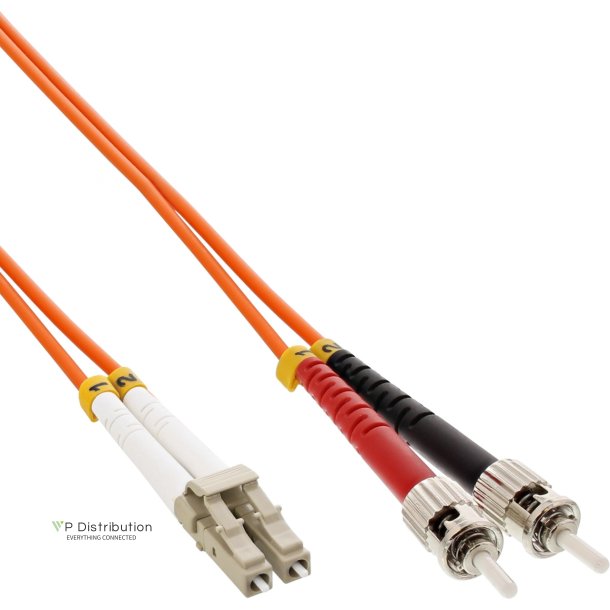 InLine&reg; Fiber Optical Duplex Cable LC/ST 50/125&micro;m OM2 2m