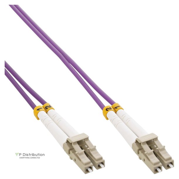 InLine Fiber Optical Duplex Cable LC/LC 50/125m OM4 5m