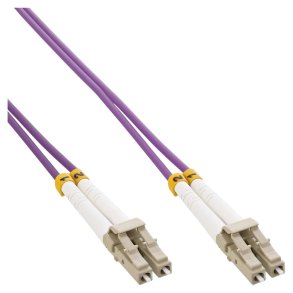InLine Fiber Optical Duplex Cable LC/LC 50/125m OM4 20m