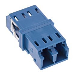 InLine&reg; Fiber Optical Adapter Duplex LC/LC SM Ceramic Sleeve blue