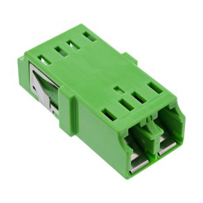 InLine® Fiber Optical Adapter Duplex LC/LC SM Ceramic Sleeve green