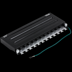 Trendnet 12-port Cat6a Shielded Wall Mount Patch Panel