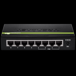 Trendnet 8-port GREENnet Gigabit PoE+ Switch (4 PoE+, 4 Non-PoE) (65W)