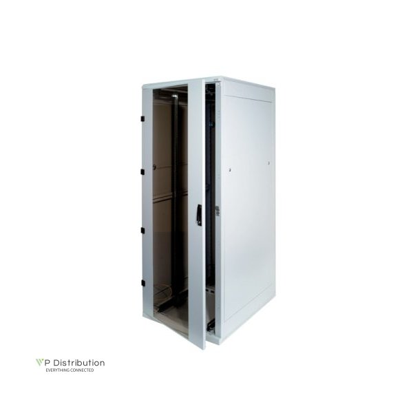 Triton 19" Network Cabinet 37U, 800X800Mm, Glass Door, Grey