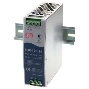 Black Box Din Rail Power Supply 120W, 24Vdc