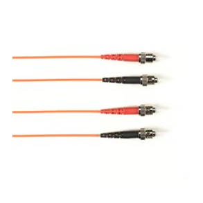 Black Box 62.5 MM FO PATCH CABLE DUPLX, PLENUM, OR, STST