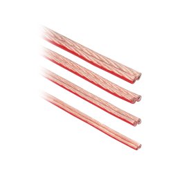 InLine&reg; Speaker Cable 2x 2.5mm&sup2; CCA transparent 100m