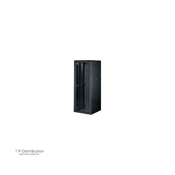 Triton 19" Network Cabinet 15U, 600X800Mm, Glass Door, Black