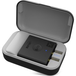 InLine&reg; Airplane Bluetooth Audio Transmitter, BT 5.0, aptX HD/LL, Flight Adapter with Charging Case