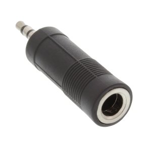 InLine® Audio Adapter 3.5mm male to 6.3mm Stereo female
