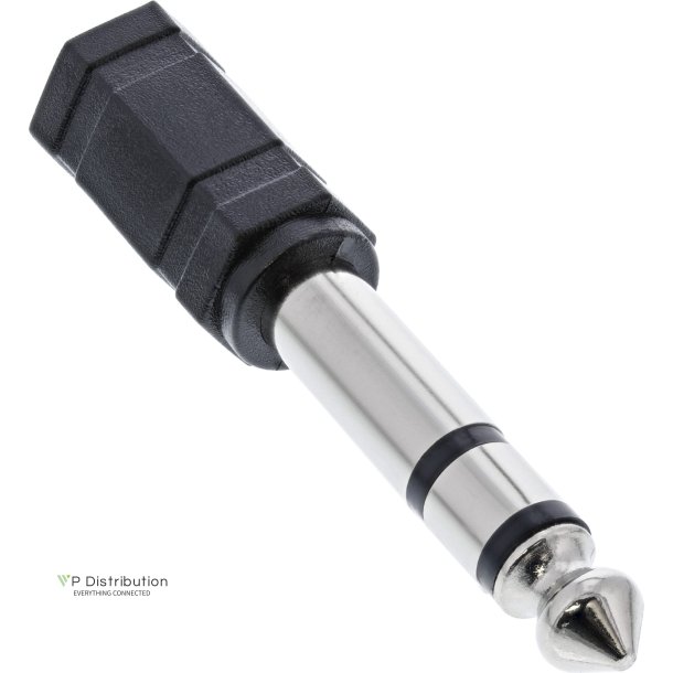 InLine&reg; Audio Adapter 6.3mm male to 3.5mm female Stereo