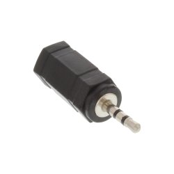 InLine&reg; Audio Adapter 2.5mm male to 3.5mm female stereo