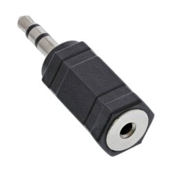 InLine&reg; Audio Adapter 2.5mm jack female to 3.5mm male Stereo