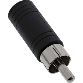 InLine® Audio Adapter RCA male to 3.5mm mono female