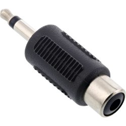 InLine&reg; Audio Adapter 3.5mm male to 1x RCA mono female