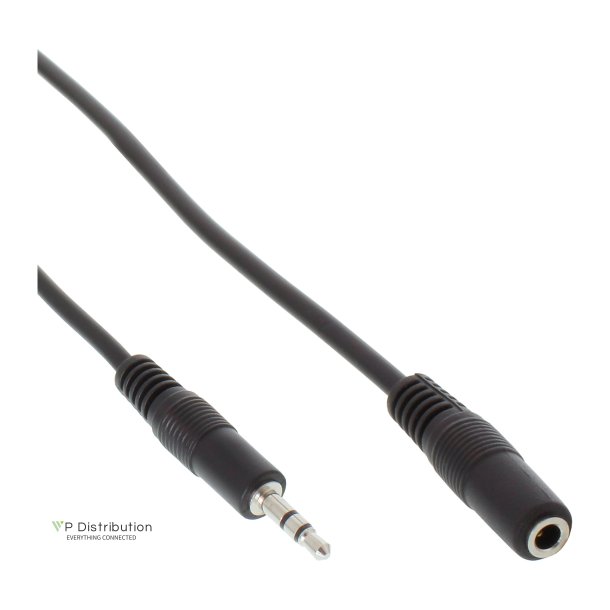 InLine Audio Cable 3.5mm Stereo male to female 1.5m