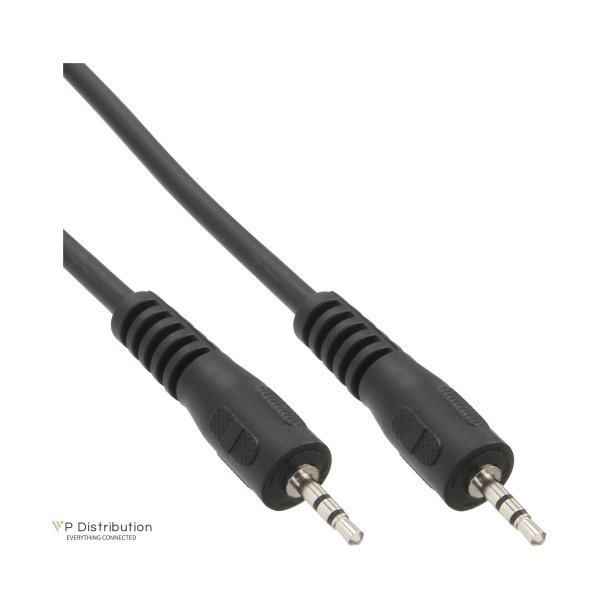 InLine Audio Cable 2.5mm Stereo male to male 3m