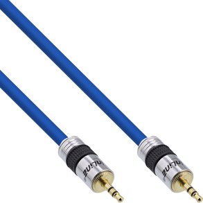 InLine® Premium Audio Cable 3.5mm Stereo male to male 0.5m