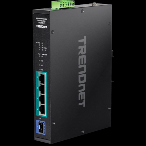 Trendnet 5-port Industrial Gigabit PoE+ DIN-Rail Switch -20  65C (-4  149F)