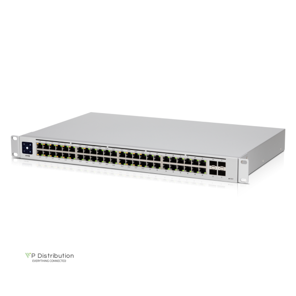 Ubiquiti Unifi Switch / 48 Port / 32x POE+ / 16 RJ45 Gigabit /195W / POE+ / 4x 1G SFP / USW-48-POE-EU