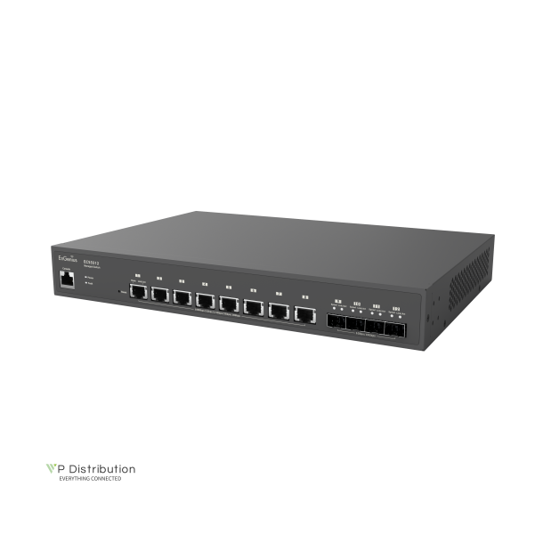 EnGenius Cloud Managed Switch 8-port 10GbE, 4x SFP , L2 , ECS5512