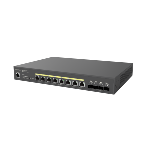 EnGenius Cloud Managed Switch 8-port 2.5GbE PoE 240W, 4x SFP , L2 , ECS2512FP