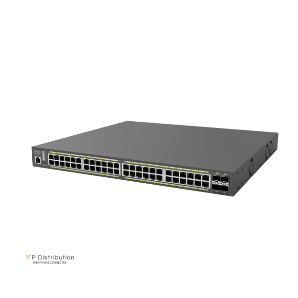 EnGenius Cloud Managed Switch 48-port GbE PoE 740W, 4x SFP , L2 , ECS1552FP