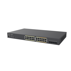 EnGenius Cloud Managed Switch 16-port GbE 8-port Multi-GbE PoE 410W, 4x SFP, L2, ECS2528FP