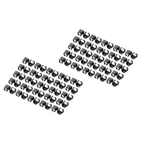 Color clips for RJ 45 cable color black, 100 pcs. pack