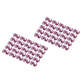 Color clips for RJ45 Plugs color magenta, 100 pcs. pack