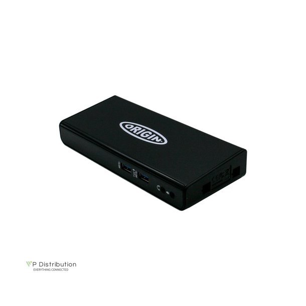 Origin notebook dock/port replicator USB 3.0 (3.1 Gen 1) Type-B Black w/ EU Cable EQV to Targus ACP71EUZA