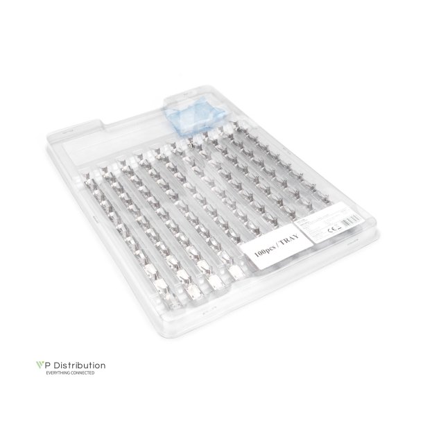 CAT 6A Modular Plug, 8P8C, shielded for solid wire AWG 22-23, 100 pcs.