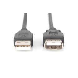Digitus USB 2.0 extension cable, type A M/F, 3.0m, USB 2.0 conform, bl