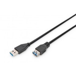 Digitus USB 3.0 extension cable, type A M/F, 3.0m, USB 3.0 conform, bl
